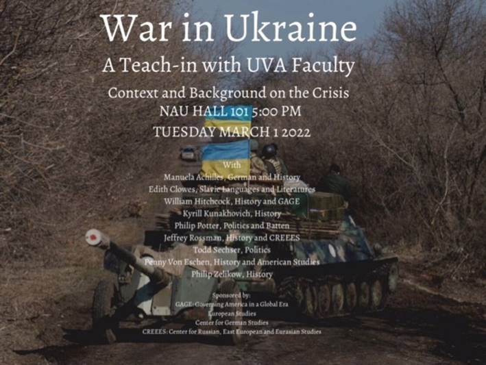 Teach-in on War in Ukraine