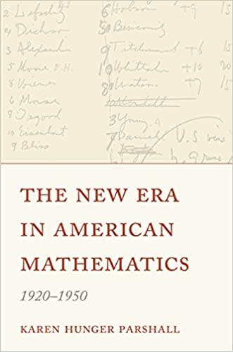 The New Era In American Mathematics, 1920-1950