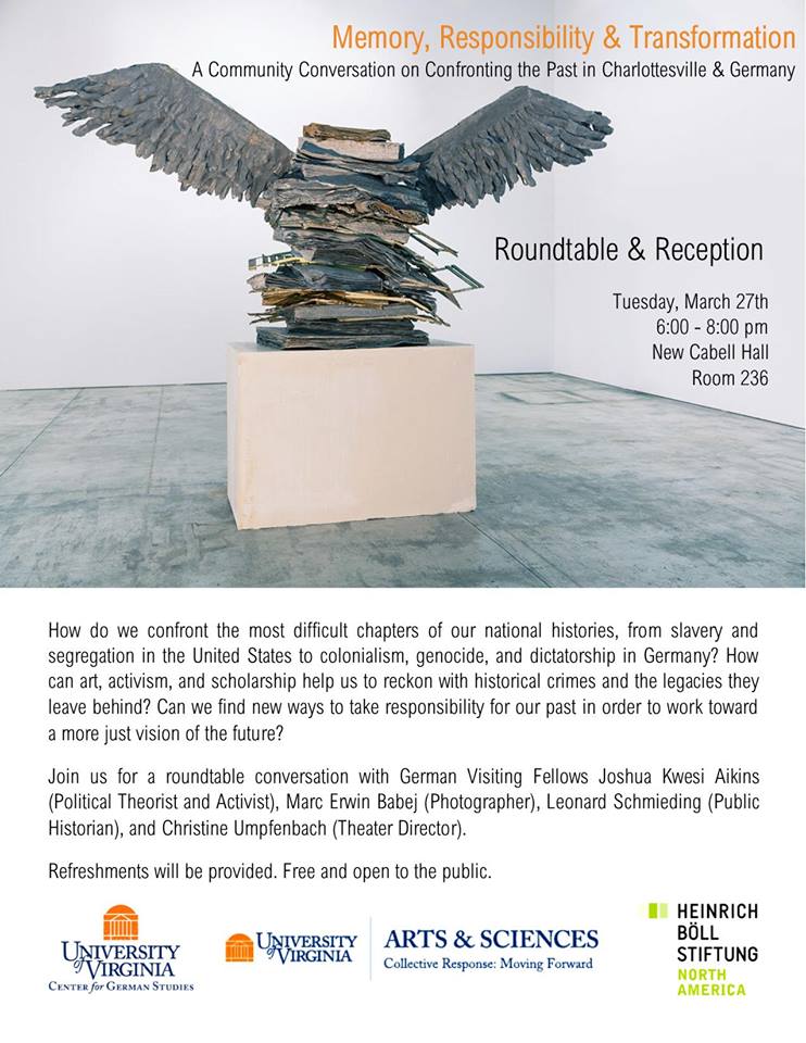 Roundtable on Memory, Responsibility, & Transformation