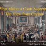 Cross Lecture: "What Makes a Court Supreme?"