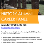 History Alumni Career Panel